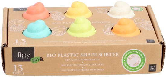 Jipy - Bioplastic Cupcake Vormenstoof - Duurzaam en Milieuvriendelijk