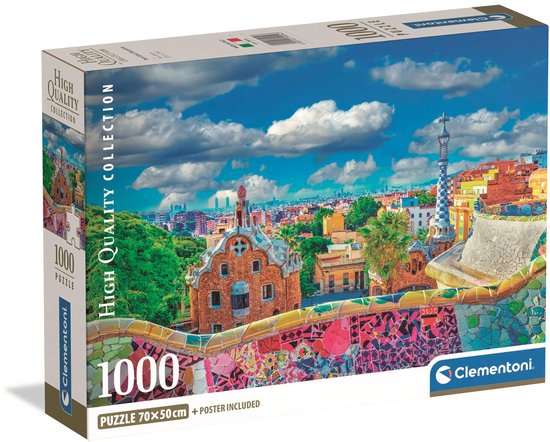 Clementoni High Quality Collection Panorama Puzzel Herd of Giants 1000 Stukjes