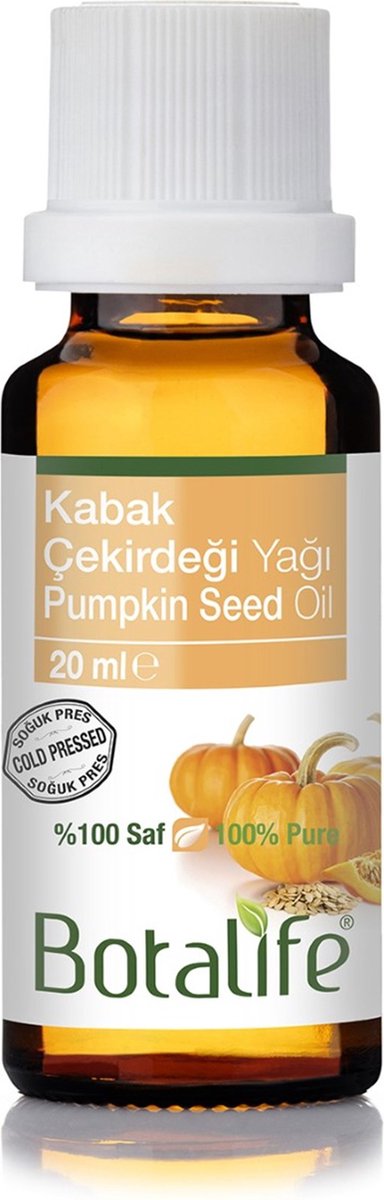 Botalife - Pompoen Pitolie - Koudgeperste Olie - 100% Puur & Natuurlijk - Pumpkin Seed Oil - 20 ml