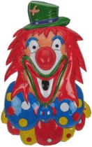 Decroratie Enge Clown Met Knipperende Kleurveranderende Ledlicht Ogen Killer Clown Decoratie