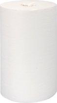 Mini poetspapier 1-laags kokerloos cellulose wit 20cm x 120 meter - Doos 12 rollen - 119020