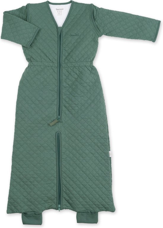 BEMINI Babyslaapzak - MAGIC BAG 24-36m - TOG 1.5 - Pady quilted jersey - Green