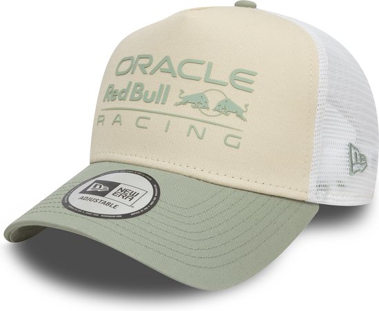 Casquette de camionneur saisonnière Oracle Red Bull Racing Vert Jaune - Max Verstappen - Liam Lawson