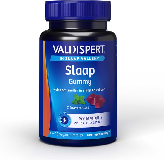 Valdispert Slaap Gummy - Citroenmelisse helpt te ontspannen en sneller in slaap te vallen* - 45 gummies