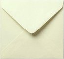 200 Luxe Vierkante enveloppen - 15,5 x 15,5 cm - 110grms - Créme - 155x155mm vierkant - voor 15x15 kaarten