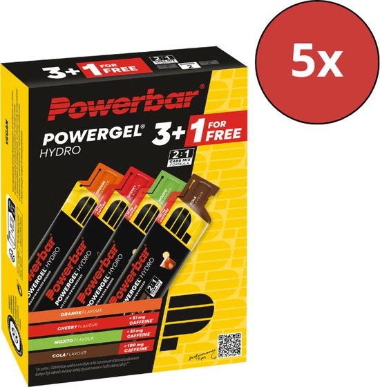 Powerbar Energiegels | Powergel Hydro | Voordeelpakket 5 x 3+1 GRATIS — afbeelding 2
