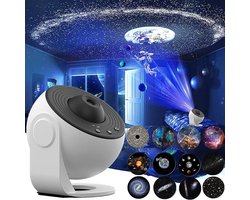 foto van Vyzio - Galaxy Projector - Sterren Projector - Sterrenprojector - Sterrenhemel Projector - Galaxy Lamp - Maan Lamp - Sterrenlamp - ASTROLI