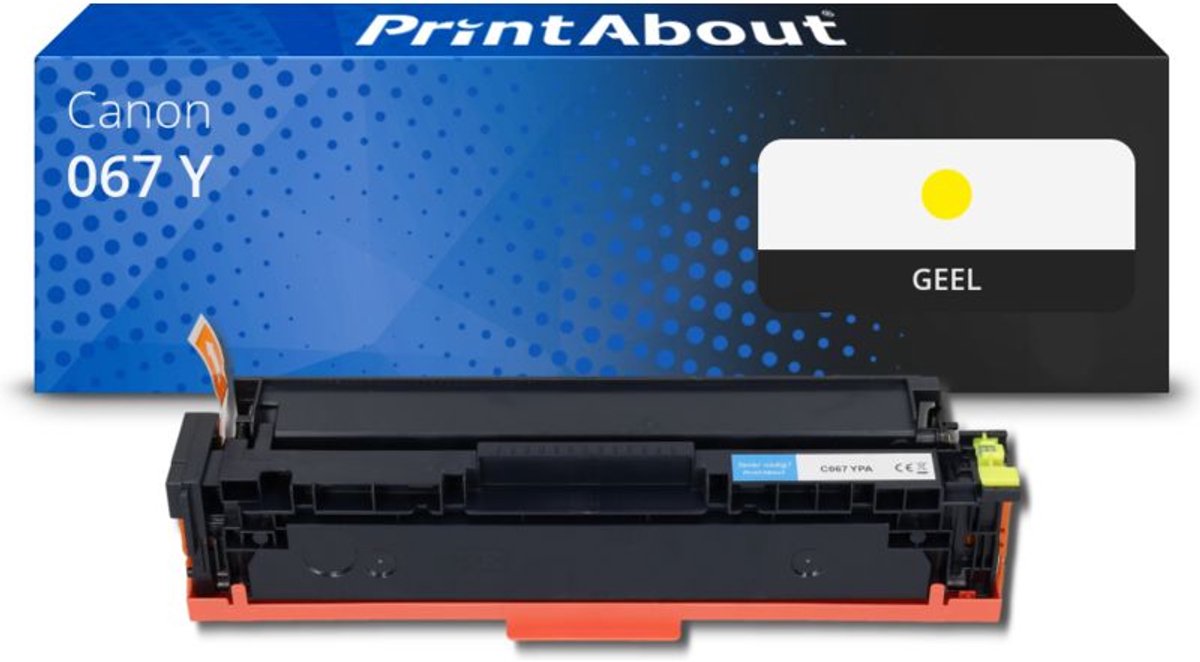 PrintAbout Huismerk Canon 067 Y Toner Geel