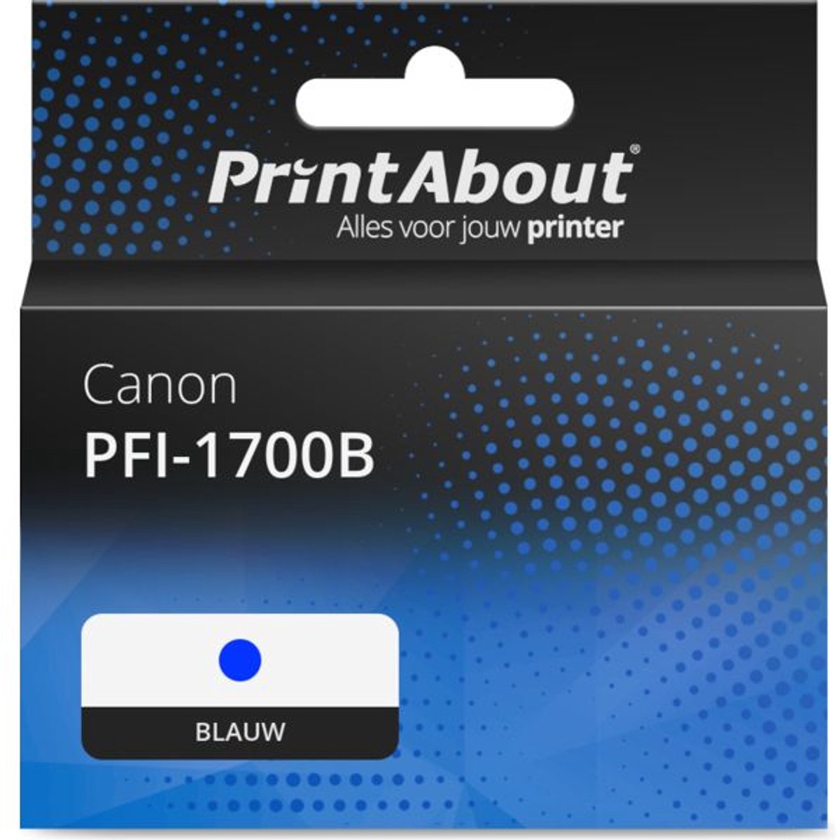 PrintAbout huismerk Inktcartridge PFI-1700B Blauw geschikt voor Canon