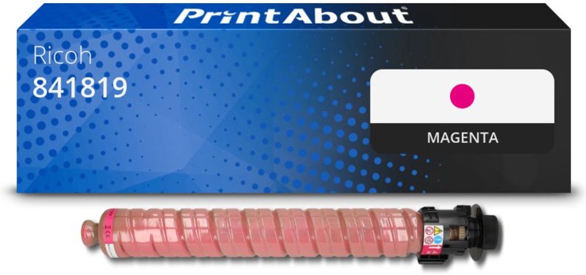 PrintAbout Huismerk Ricoh 841819 (MP C3503) Toner Magenta