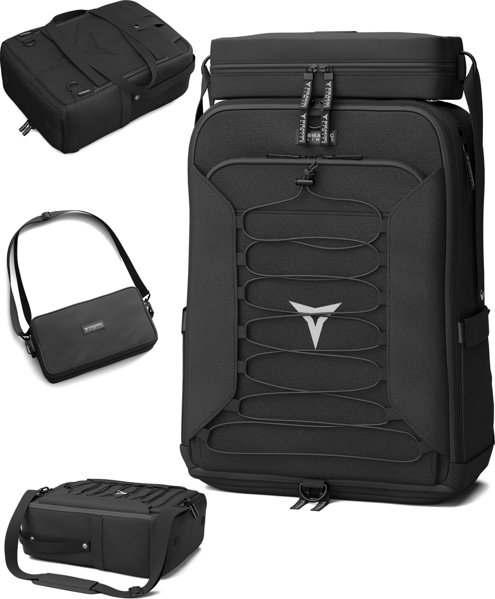 Breaking Limits Sport Rugzak Dames & Heren – Gym Bag – Fitness, Gym & Crossfit Tas – Tactical Backpack – Sporttas met Schoenenvak - Duffel Bag - 4 in 1 – 28 Liter