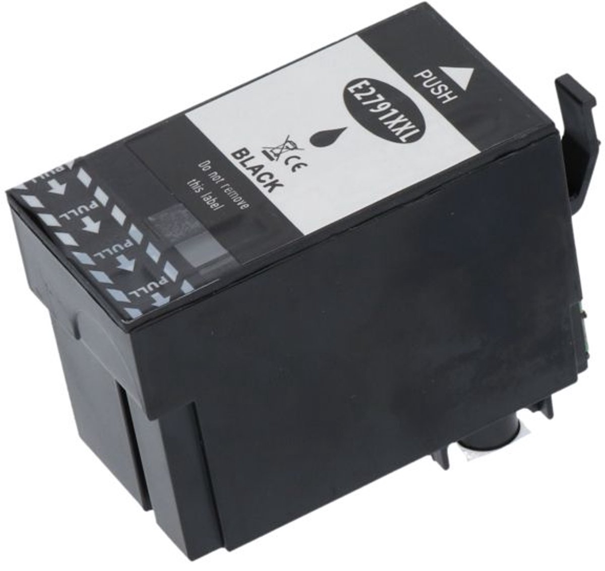 PrintAbout huismerk Inktcartridge 27XXL (T27914010) Zwart Hoge capaciteit geschikt voor Epson