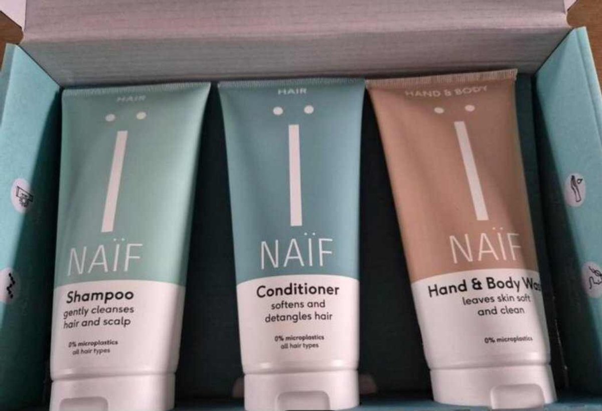 Naif haarverzorgingsset + Hand & Body wash