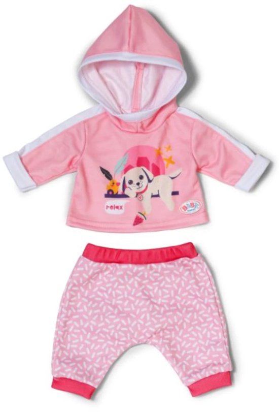 BABY born Joggingpak Roze (43 cm)