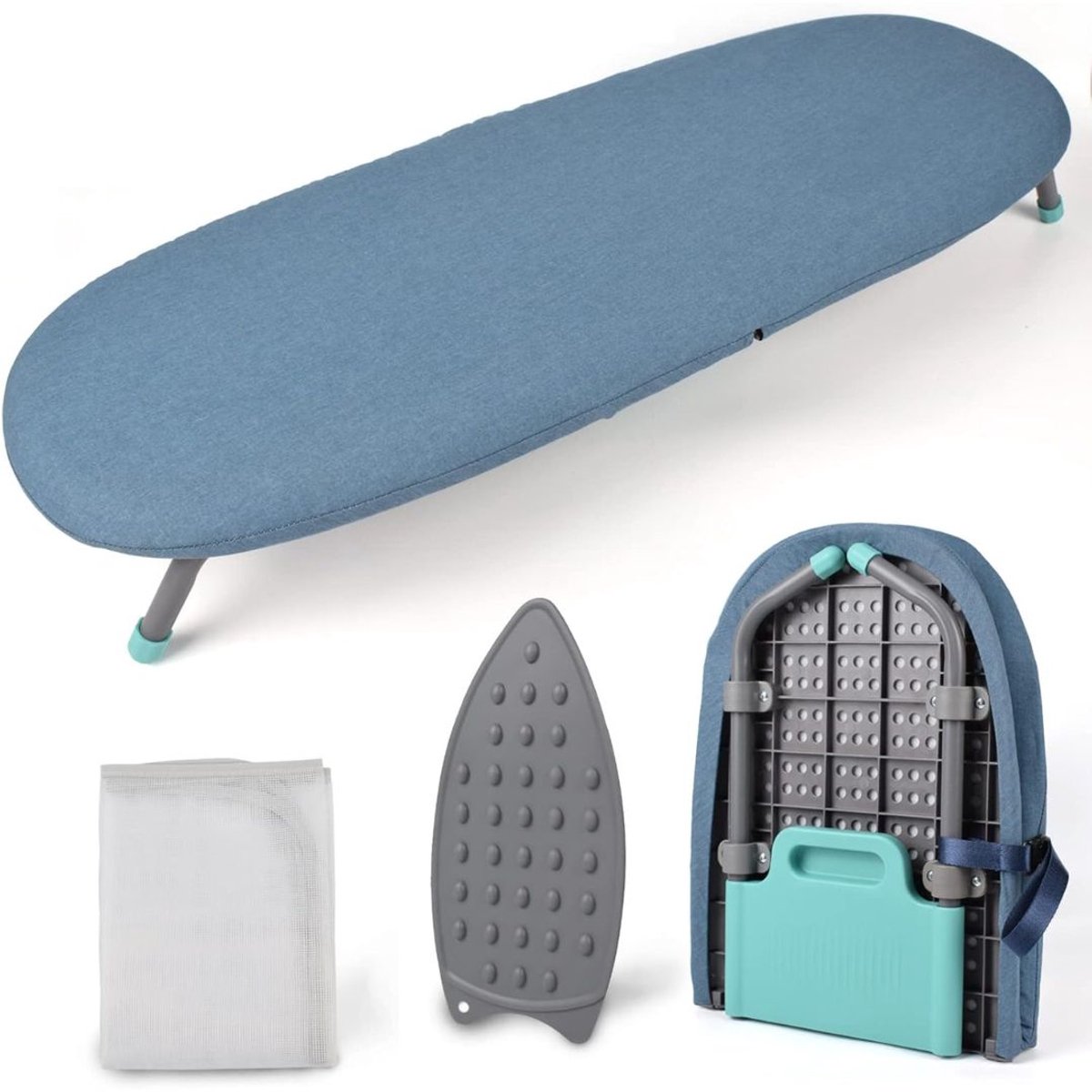 ApexArte® Strijkplank voor Strijkijzer - Strijkplanken Inklapbaar - Blauw