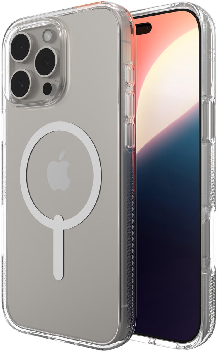 ZAGG - Crystal Palace Snap Mag geschikt voor iPhone 16 Pro Max Hoesje - transparant
