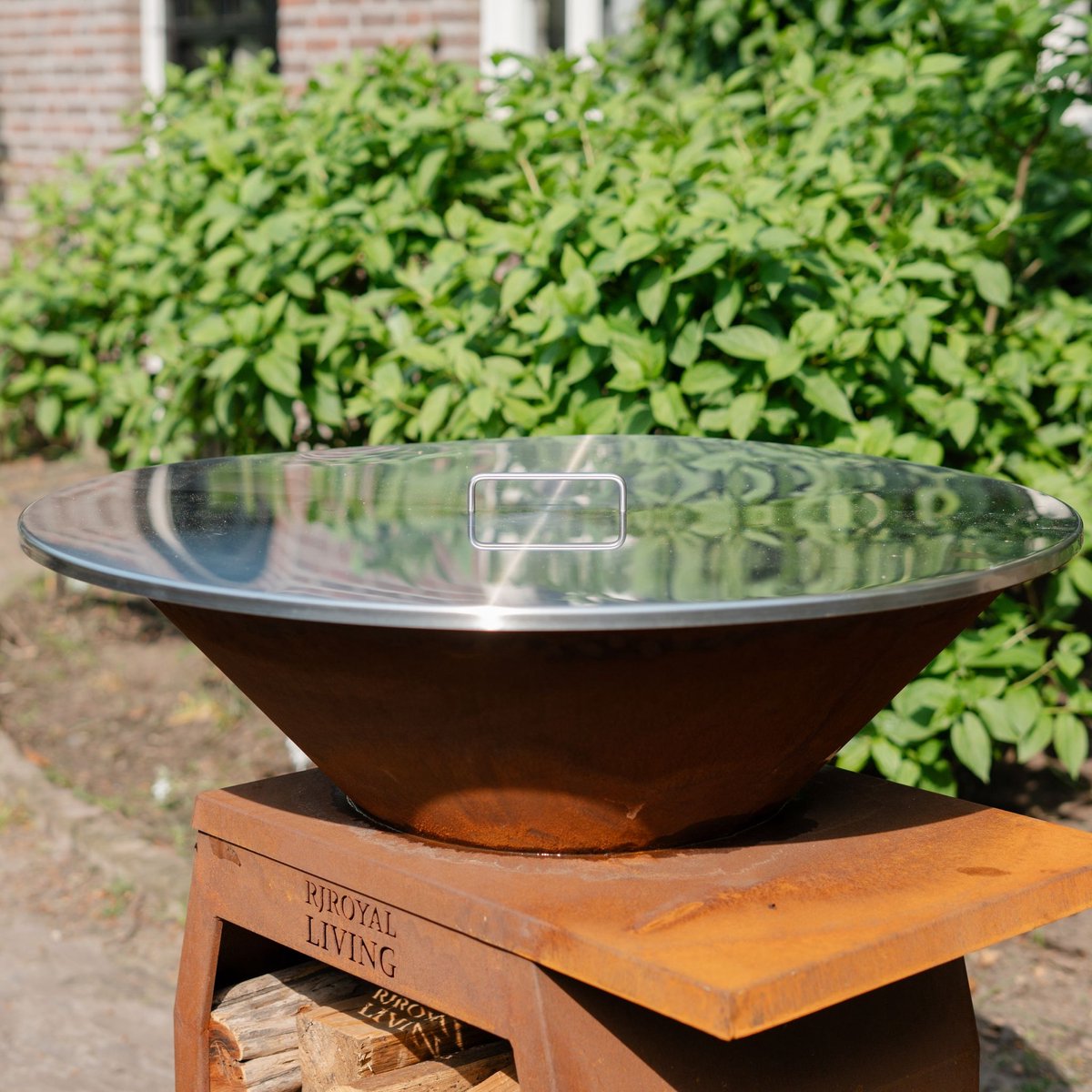 RJRoyal Living RVS 304 BBQ Plancha afdek plaat voor 80cm bakplaat