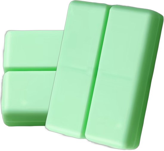 Boîtes à pilules de voyage 7 compartiments - 10,2 x 7,2 x 2,5 cm - PP - Vert