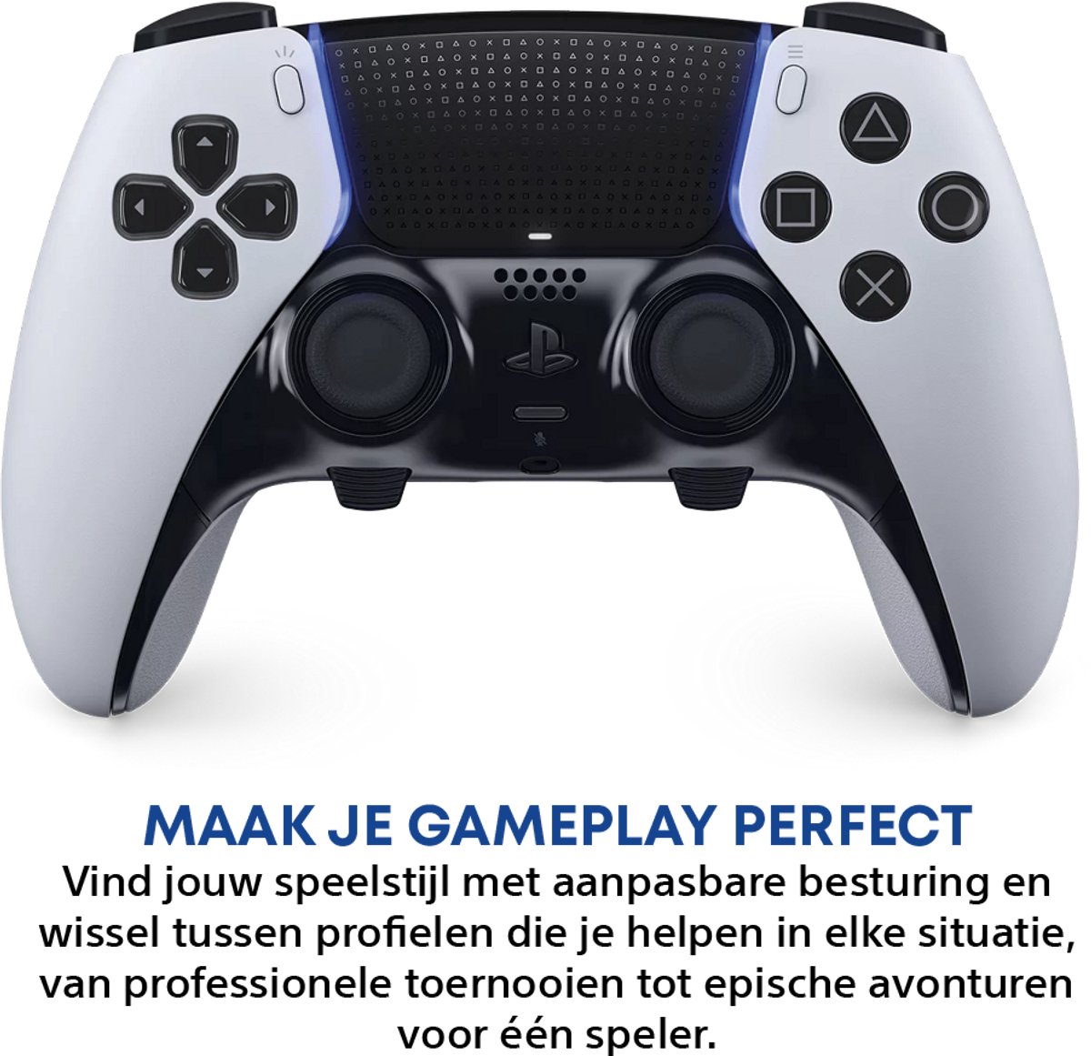 Sony PS5 DualSense Edge Draadloze Controller - Wit thumbnail 4