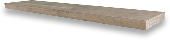 Rustiek eiken wandplank | Massief eiken plank 20 cm diep