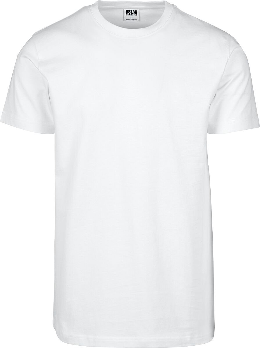 Urban Classics Basic Tee Heren T-shirt – M Wit