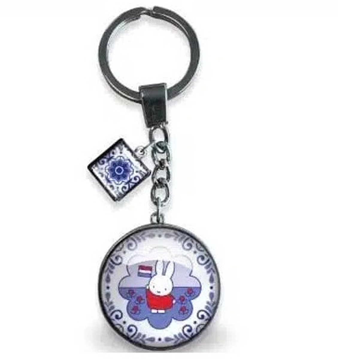 Sleutelhanger nijntje delfsblauw, Sleutelhanger nijntje, Nijntje, Nijntje, Sleutelhanger, Tassen hanger