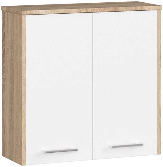 AKORD Badkamerkast kasten | badkamercommode | FIN 85 2D1SZ, 2 deuren en