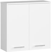 Hangende Badkamerkast FIN W60 met 2 Deuren / AKORD Furniture Factory / Wit / 60 x 60 x 22,5 cm