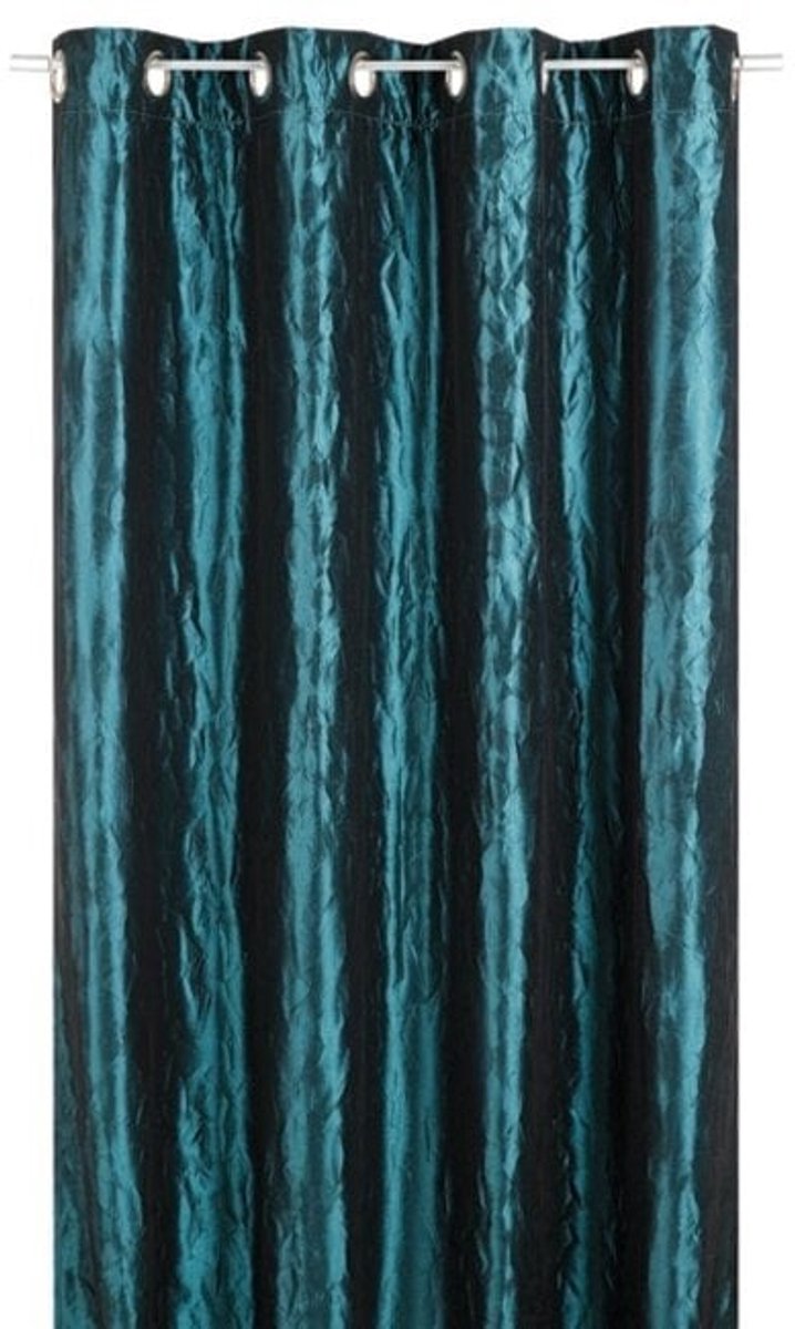 Palermo ring gordijn blauw 137x245cm