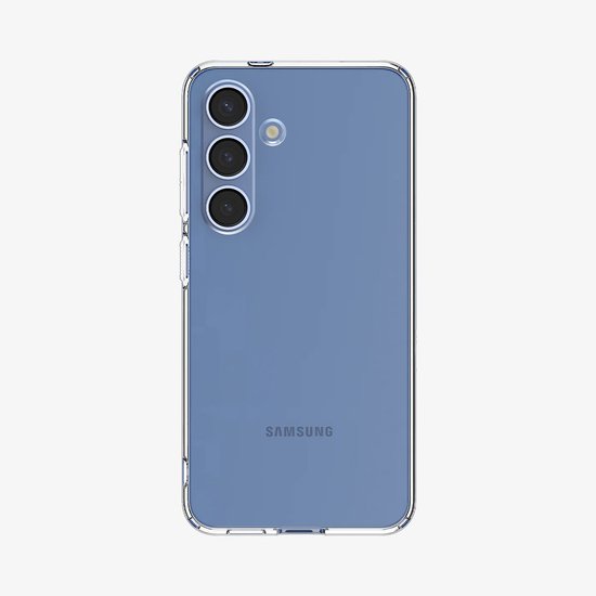 Coque Spigen adaptée à la coque Samsung Galaxy S25 en Siliconen - Coque arrière Spigen Liquid Crystal - Transparente