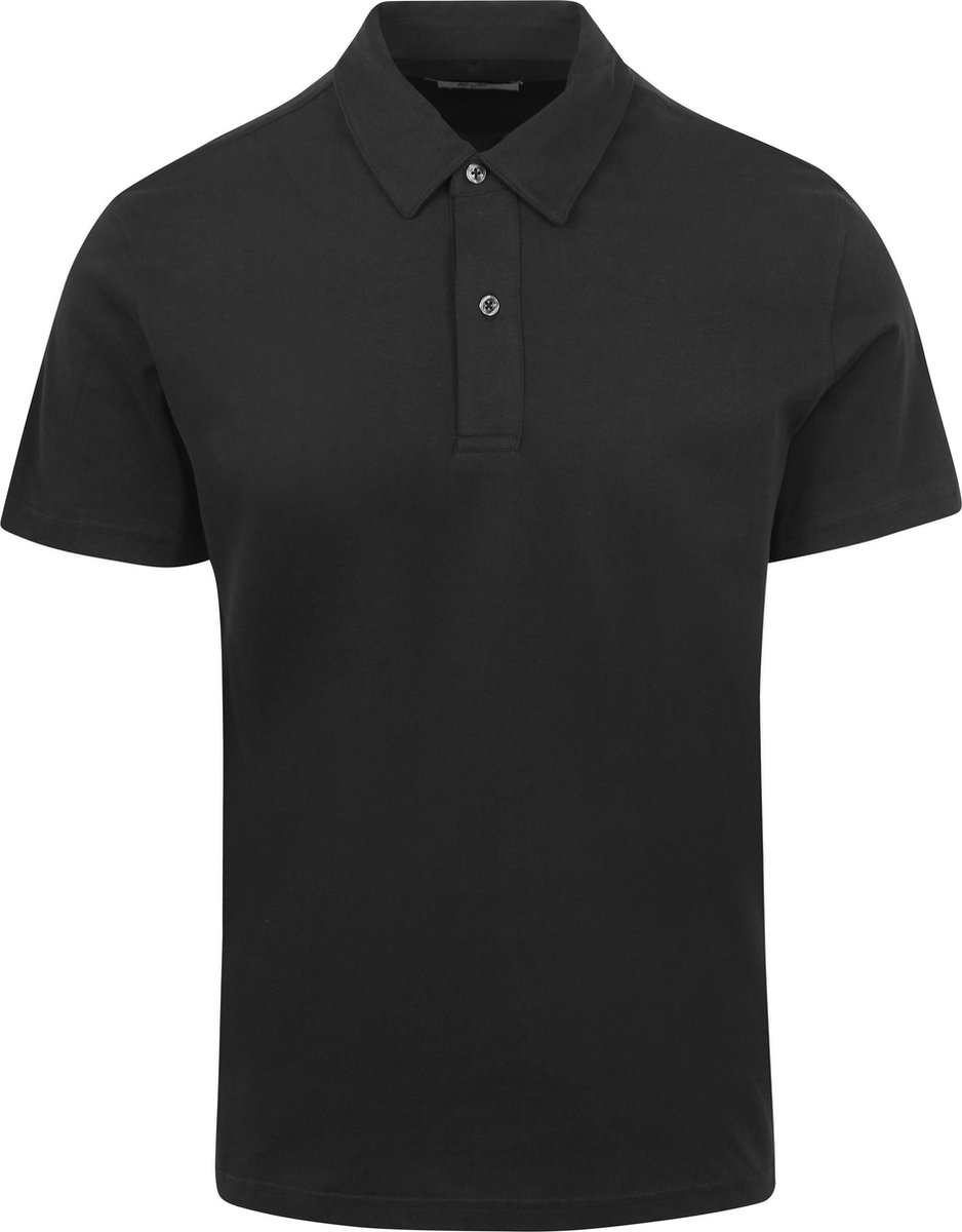 King Essentials The James Poloshirt Zwart - Maat XL - Heren - Polo shirt Heren met Korte mouw
