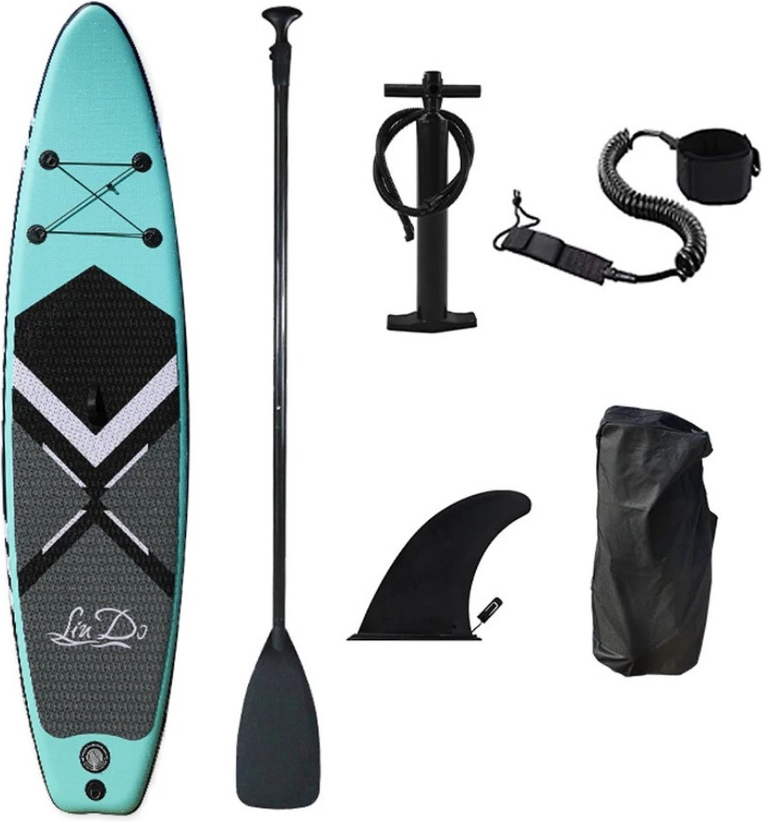 Nivard Sup Board - Opblaasbaar - Supboard - Sup Boards - Paddle - Kayak - 320cm Blauw