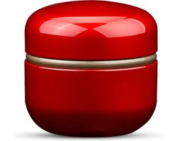 Luxe Begrafenis Urn 250 ML - Crematie Urn - Uniek - Voor Huisdieren of Menselijk As - Crematie As - Mini Urn - Decoratie Urn - ROOD