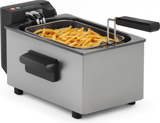 Tristar Frituurpan FR-9325 - 3 Liter Friteuse - 2000 watt - Koude zone - RVS