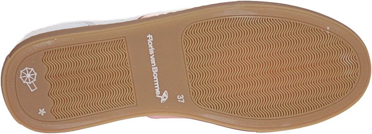 Floris van Bommel Minni 04.07 Wit-Roze Sneaker