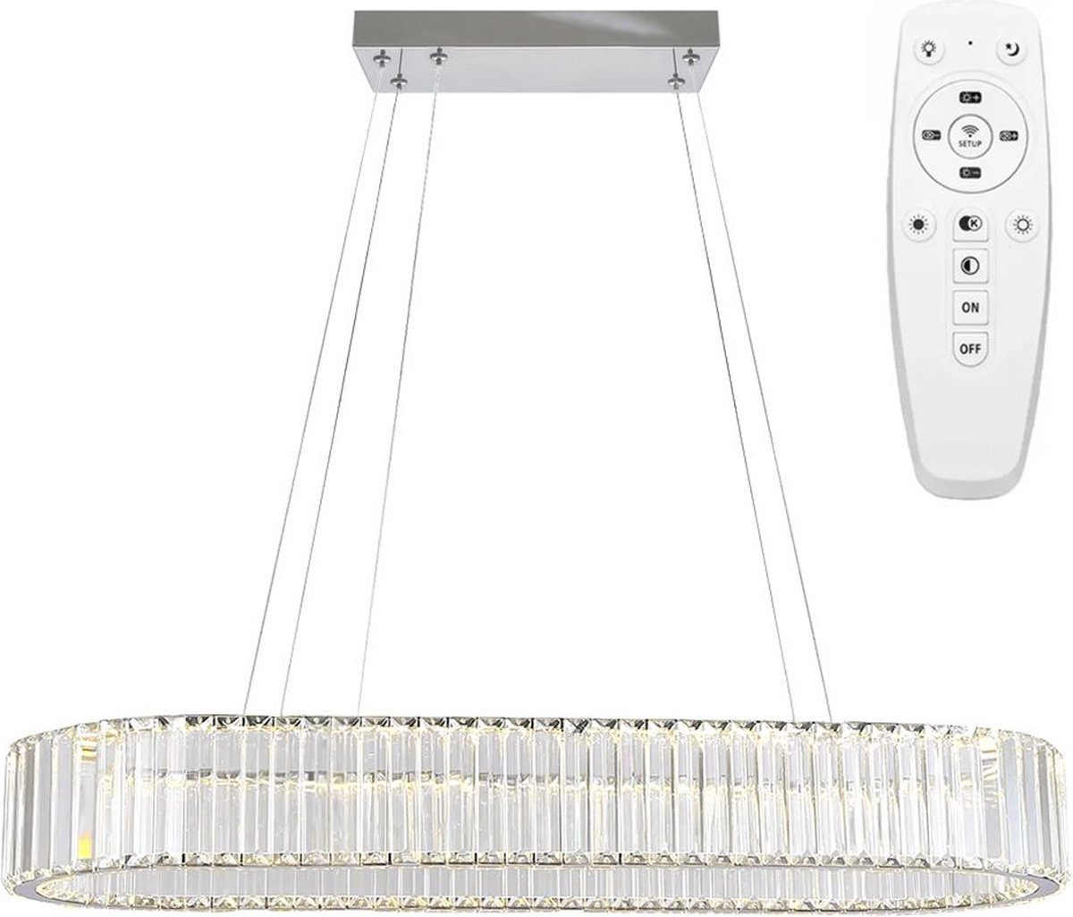 Toolight App1547-Cp Hanglamp Chroom 80X29X75Cm