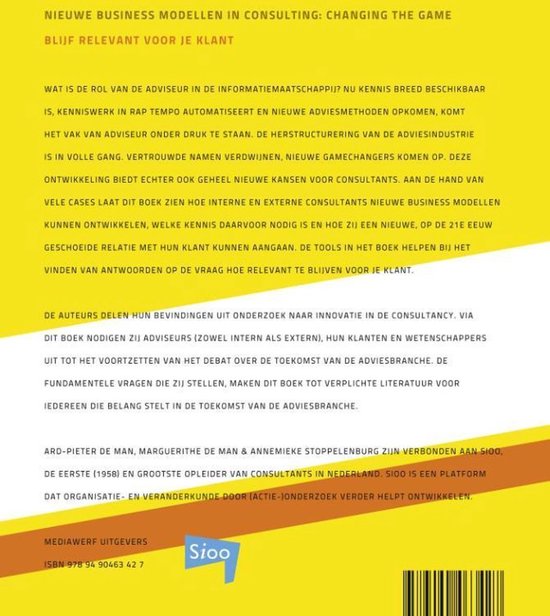 Nieuwe business modellen in consulting