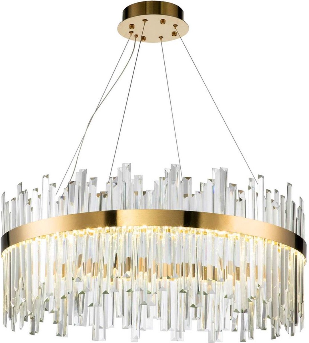 Toolight App1515-Cp60 Hanglamp Geborsteld Goud 60X60X90Cm