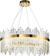 Toolight App1515-Cp60 Hanglamp Geborsteld Goud 60X60X90Cm