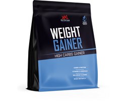 XXL Nutrition - Weight Gainer - Voor Verantwoorde Gewichtstoename - Maaltijdvervanger hoog in Koolhydraten & Eiwitten (Concentraat & Isolaat) - Aankomen, Mass Gainer - Diverse Smaken - 2500 gram - Chocolade (25 shakes)