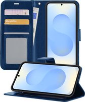 Étui pour Samsung S25 Plus Étui pour livre Étui portefeuille Étui portefeuille - Étui pour Samsung Galaxy S25 Plus Étui Bookcase - Bleu foncé