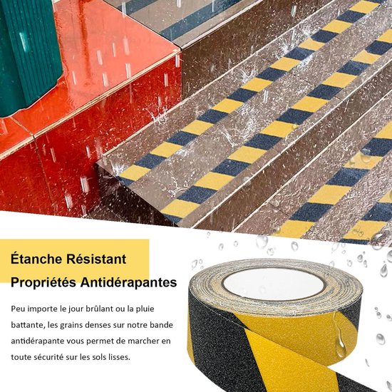 Antislip trap strips voor trappen 15x60cm, transparante traptreden, 15 stuks met de roller | bol