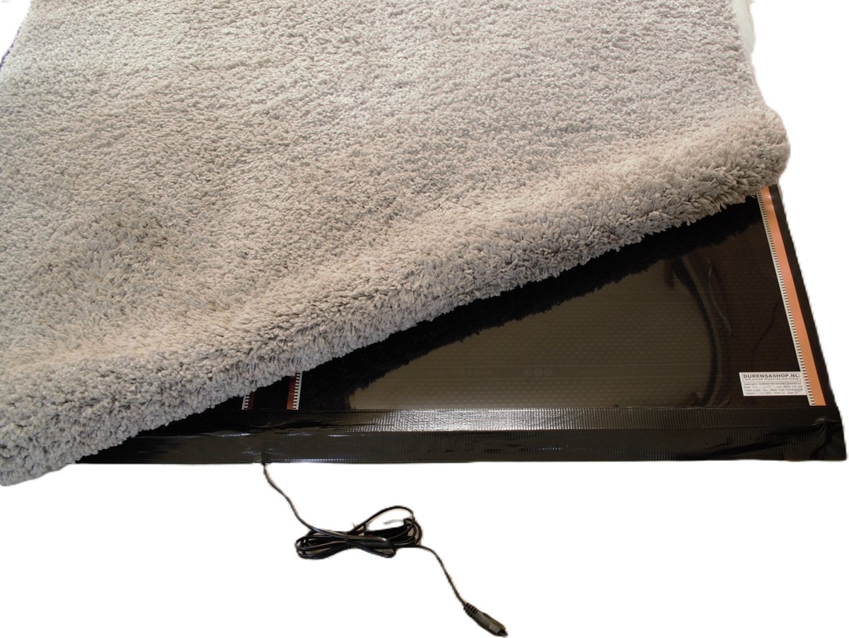 Durensa®karpetverwarming met isolatie en aan/uit schakelaar 50*210 cm 231 Watt