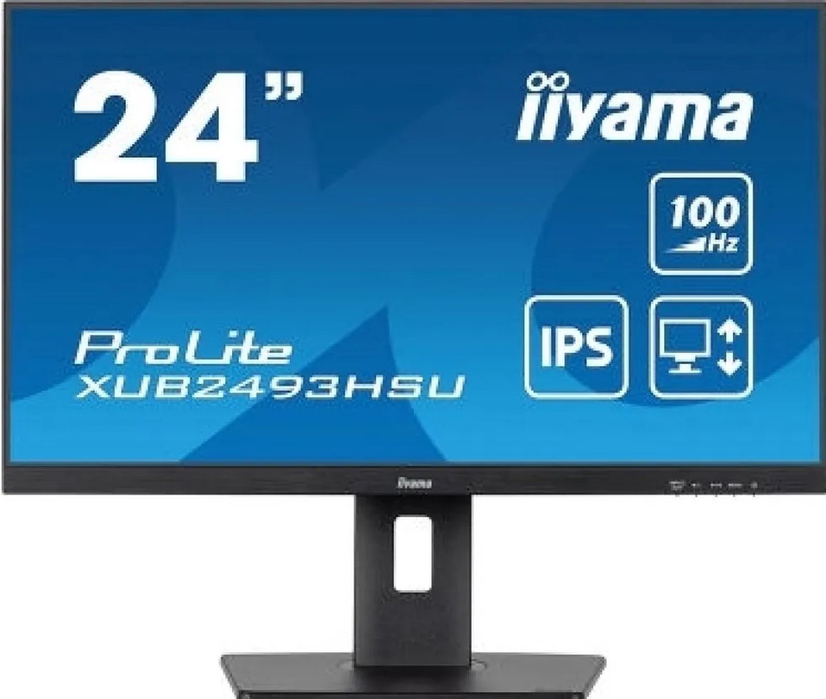 iiyama ProLite XUB2493HSU-B7 ledmonitor 100 Hz, HDMI, DisplayPort, USB, Audio, Adaptive Sync
