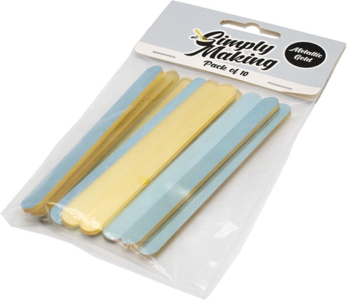 Simply Making Cakesicle Sticks Glanzend Goud 113mm pk/10