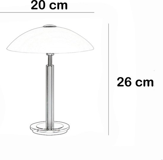 Besselink licht T126532 lampe de table G9 Bronze