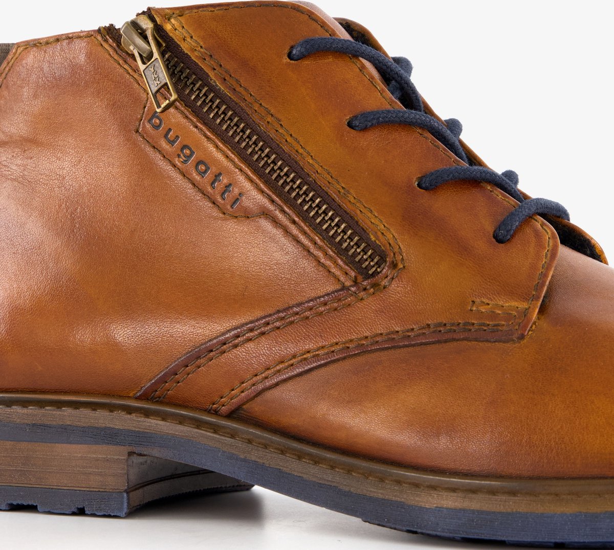 Chaussures à Lacets Bugatti 322-AA509 - Bleu Foncé - Taille 41 EU - Pour Homme - Style Casual