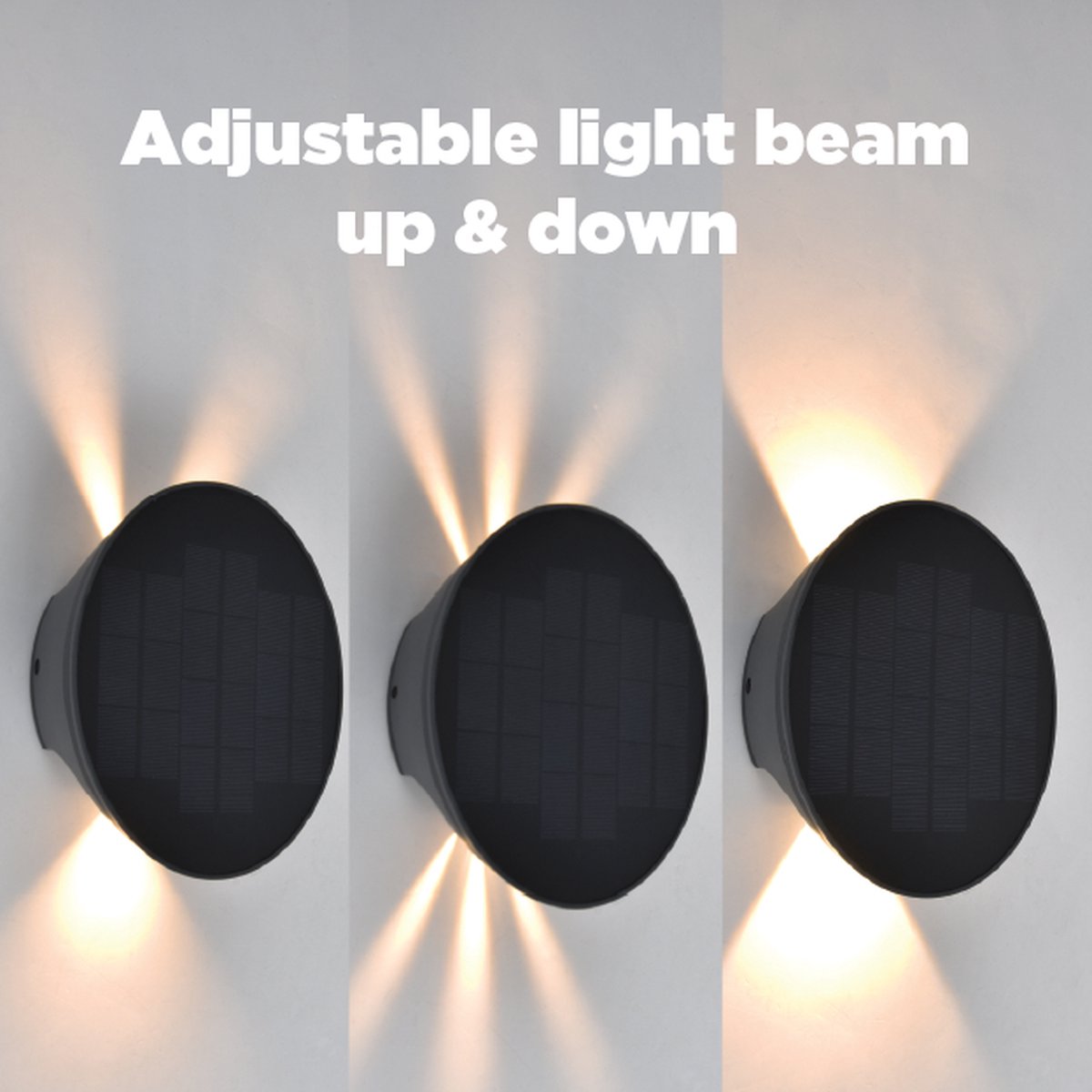 Lutec Belka - LED hybrid wandlamp voor buiten