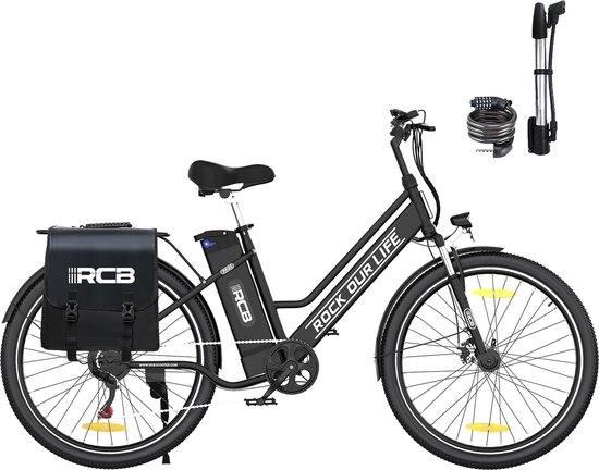 Hitway elektrische mountainbike – 14AH – 26 inch – 250W – zwart