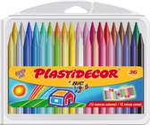 Plastidecor Doos 36 Wassen Veelkleurig